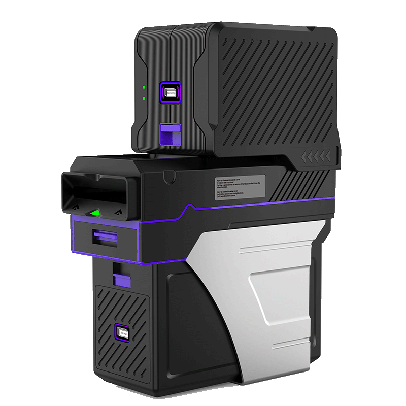 Inffitech BR-06 compact banknote recycler with barcode recognition for self-service kiosks