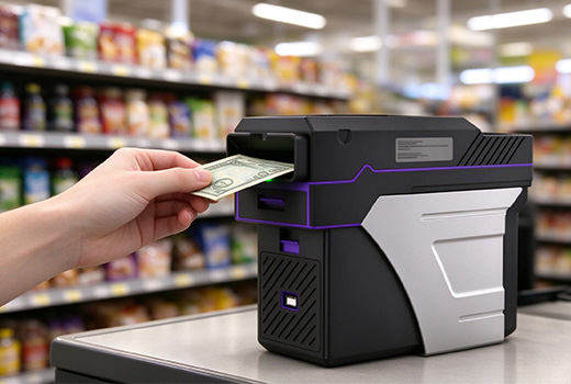 Inffitech cash acceptor ideal for various self-service kiosks