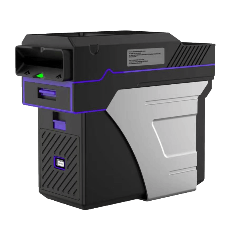 Inffitech BA-06 cash acceptor with compact design, accepting barcode recognition