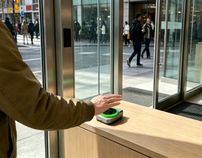 Inffitech palmprint and palm vein recognition for access control