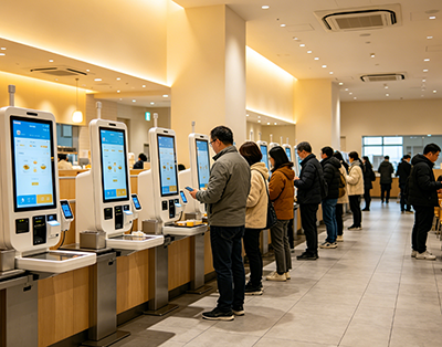 Self-service payment terminals