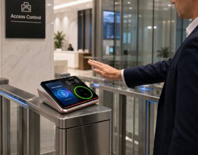 Inffitech palmprint and palm vein recognition for Acess Control