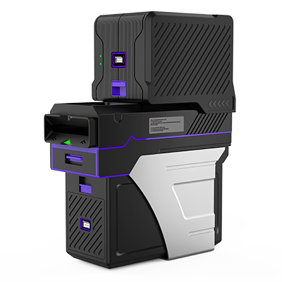 Inffitech BR-06 banknote recycler specifications with 45-note capacity and  350 or 650 notes cashbox optional