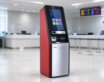 Inffitech cash acceptor for self-service registration and payment kiosk